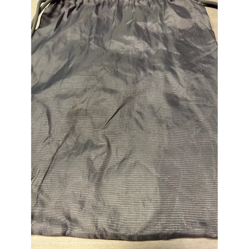 Under Armour‎ Sackpack Drawstring Backpack Gym Bag Maroon Grey UA Logo Front Zip